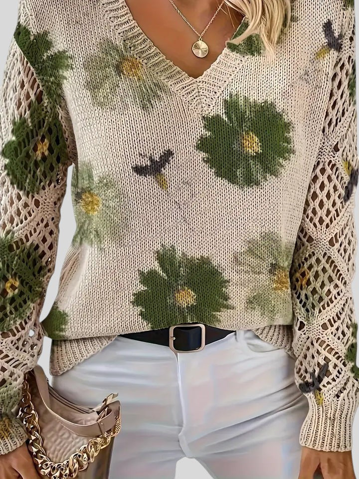 Anelia™ - Elegantne öökleit lillemotiiviga