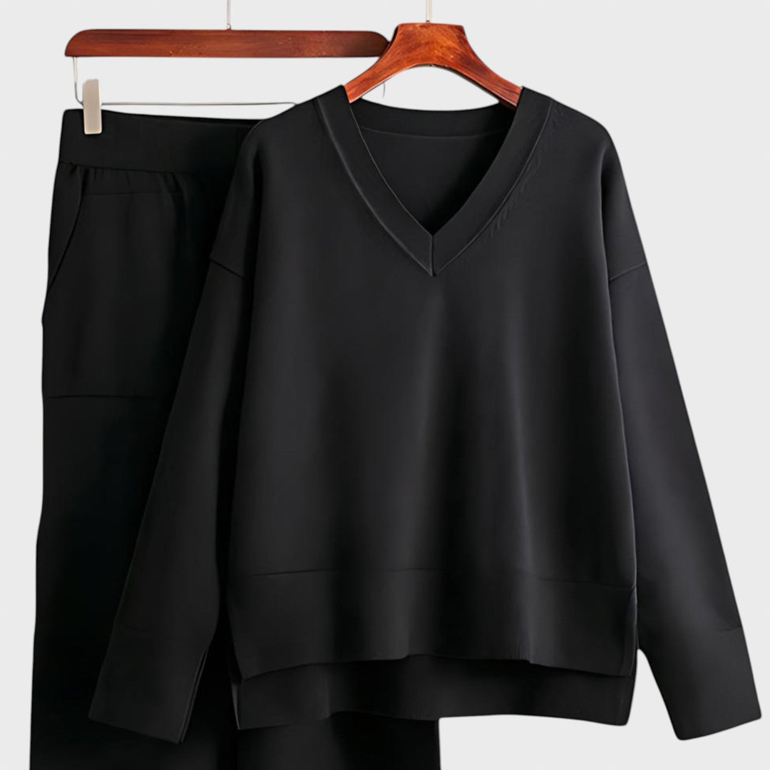 Zdravka™ - Kaheosaline komplekt V-kujulise kaelusega