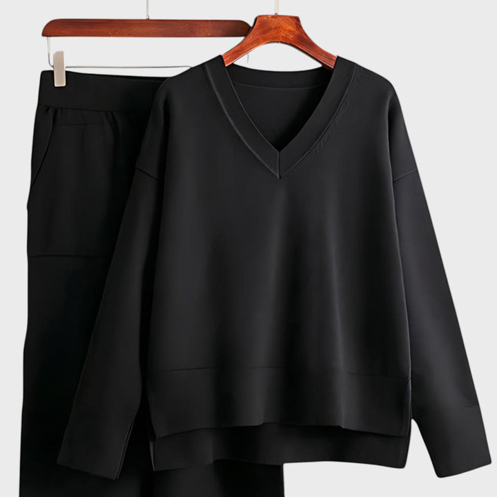 Zdravka™ - Kaheosaline komplekt V-kujulise kaelusega