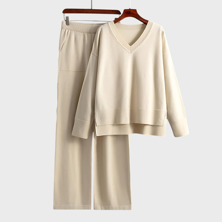 Zdravka™ - Kaheosaline komplekt V-kujulise kaelusega