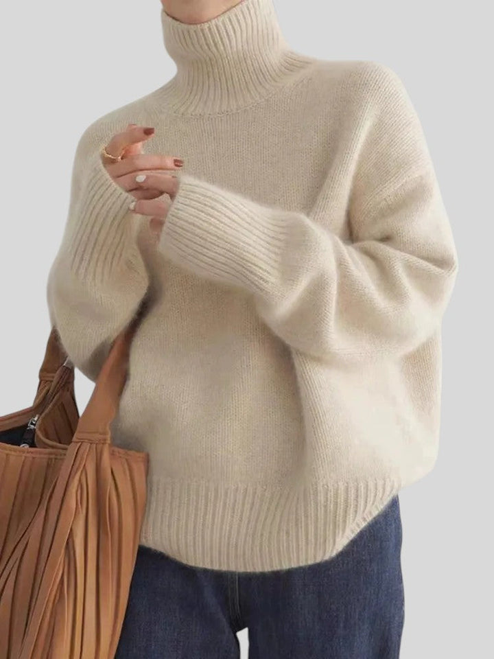 Milena™ - Kašmiirist kõrge kaelusega kampsun