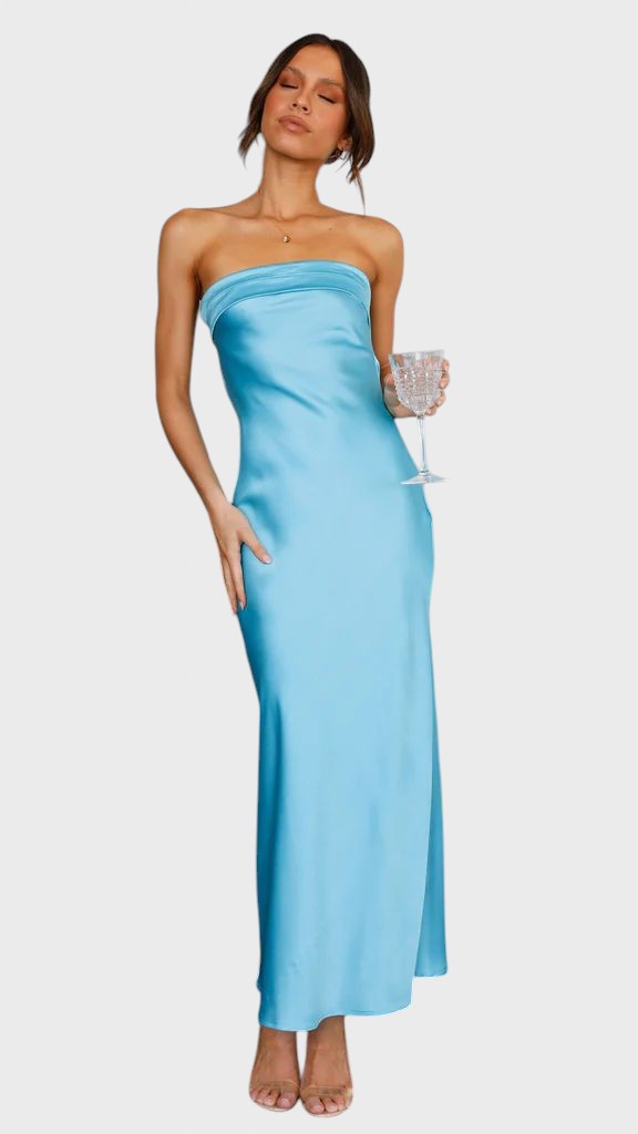 Ivomira™ - Pikk satiinist kleit