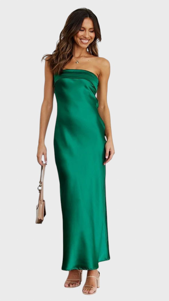 Ivomira™ - Pikk satiinist kleit