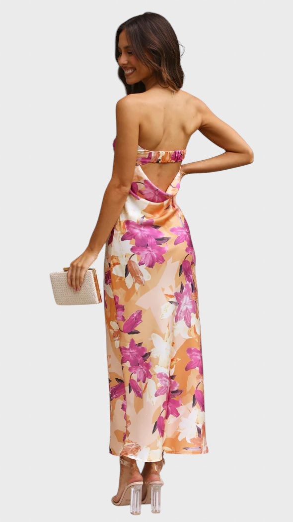 Ivomira™ - Pikk satiinist kleit