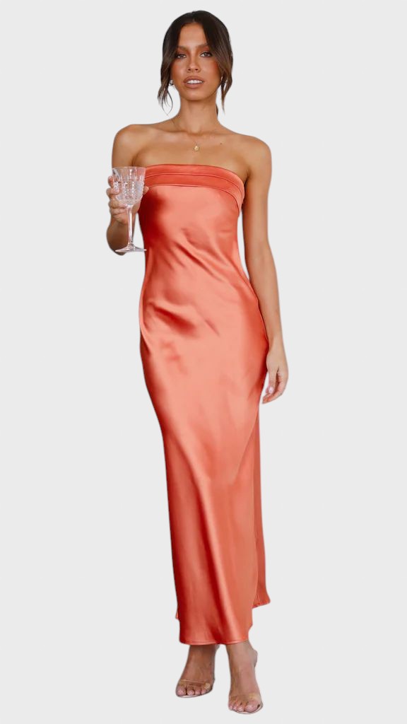 Ivomira™ - Pikk satiinist kleit