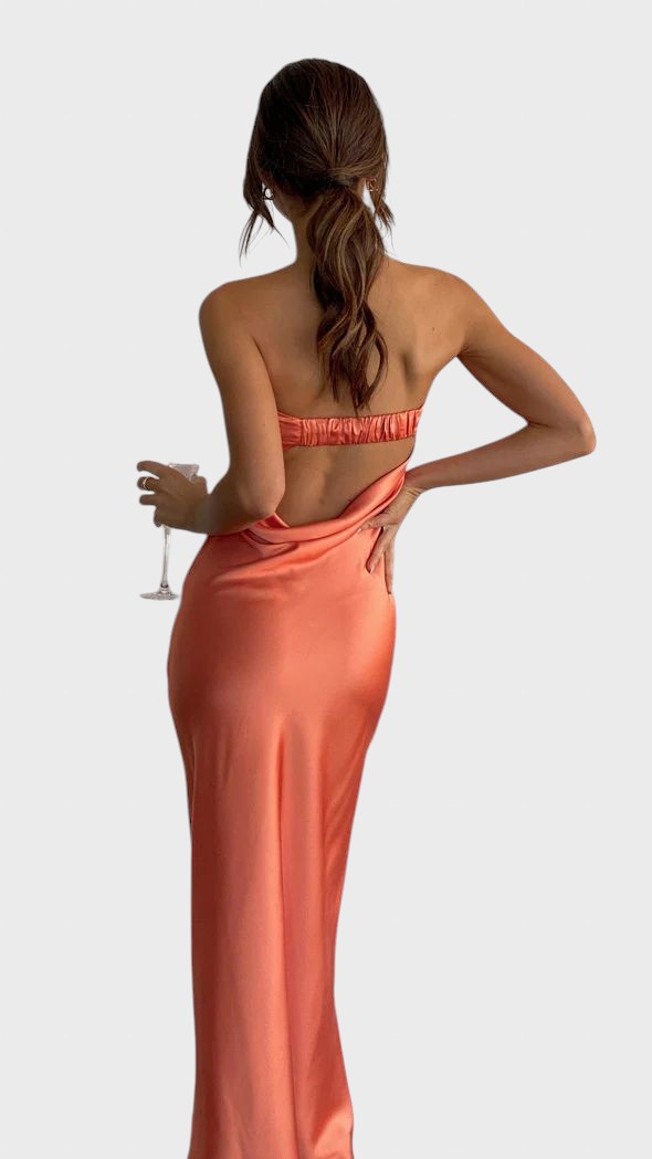 Ivomira™ - Pikk satiinist kleit