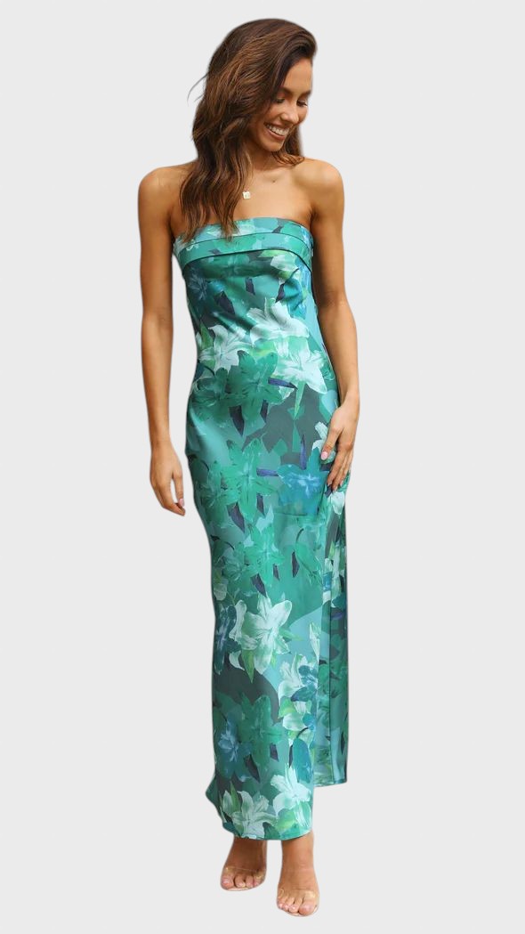 Ivomira™ - Pikk satiinist kleit