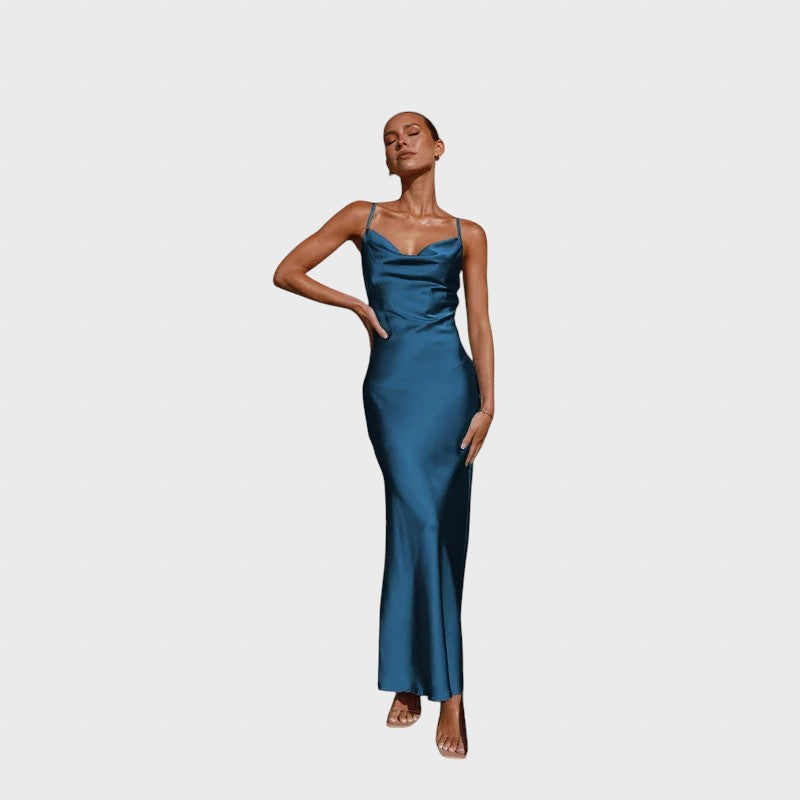 Marfa™ - Pikk satiinist kleit