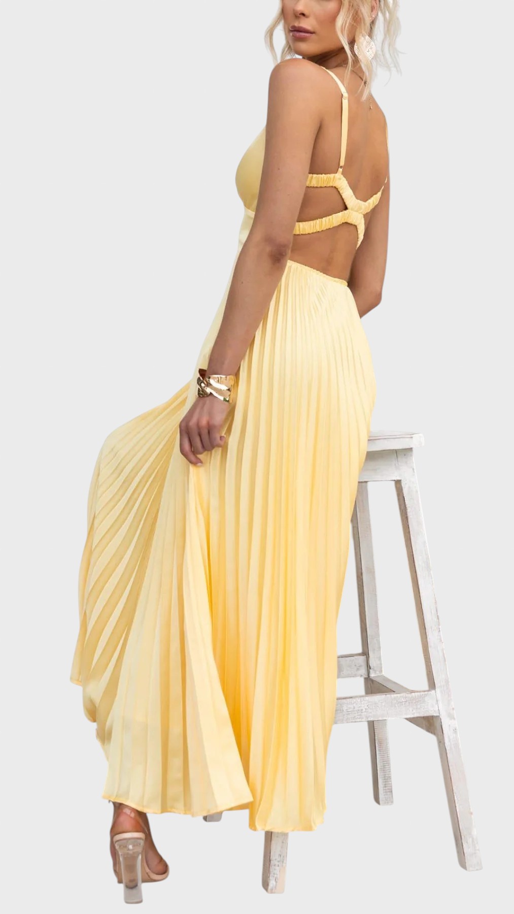 Emiliya™ - Elegantne plisseeritud kleit