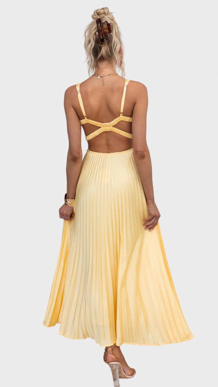 Emiliya™ - Elegantne plisseeritud kleit