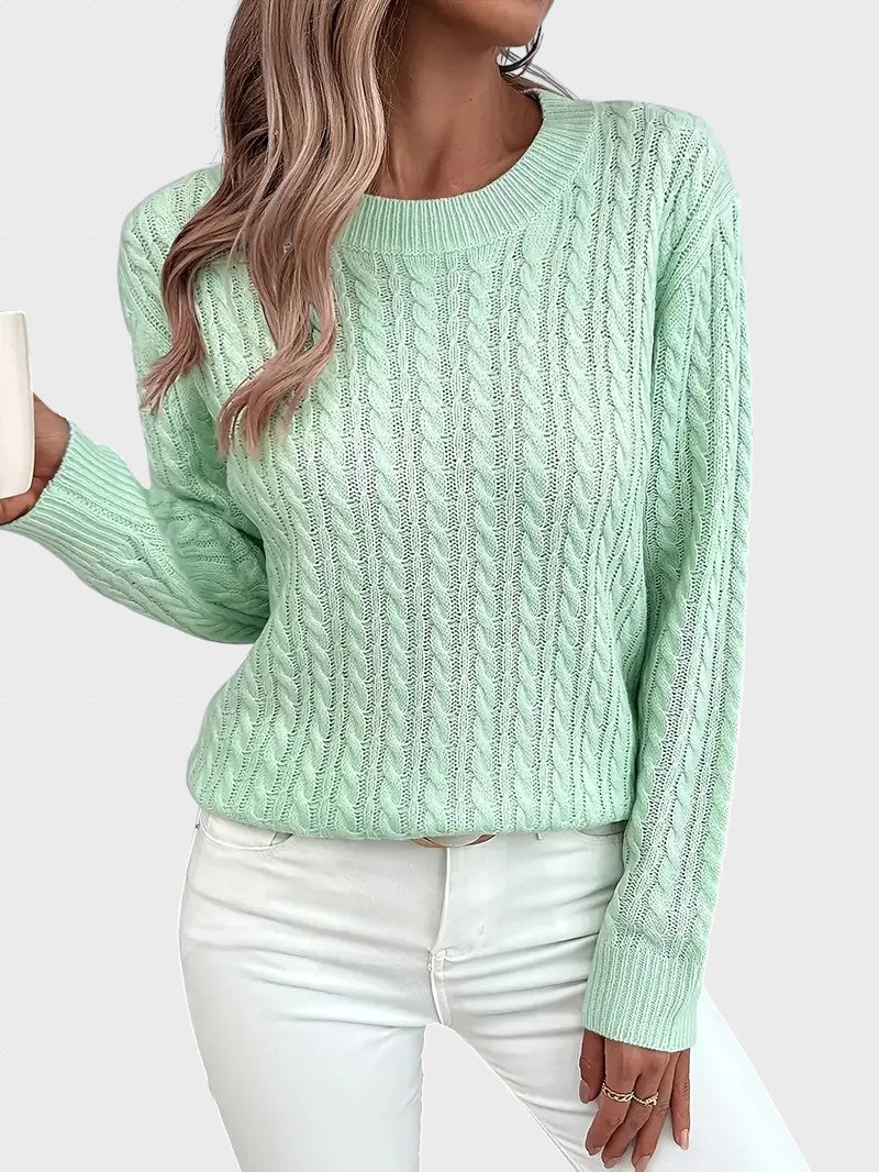 Danica™ - Naiste kootud sviiter nööridega