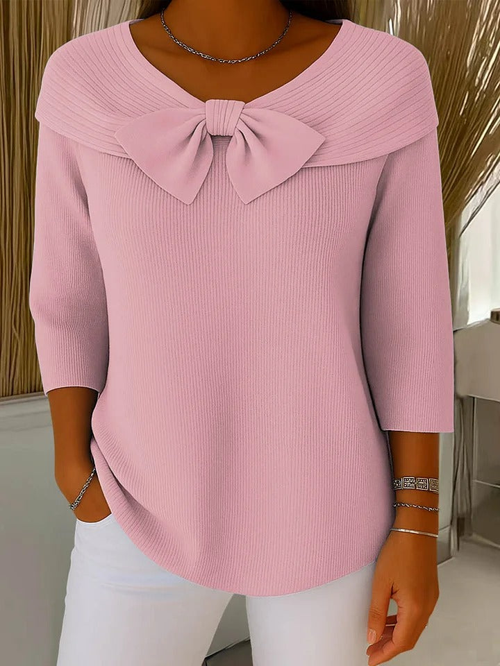 Ilona | Women’s Sweater with Bow