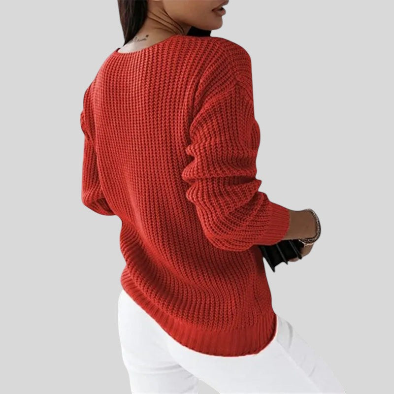 Slavka™ - Kootud pikkade varrukatega sviiter