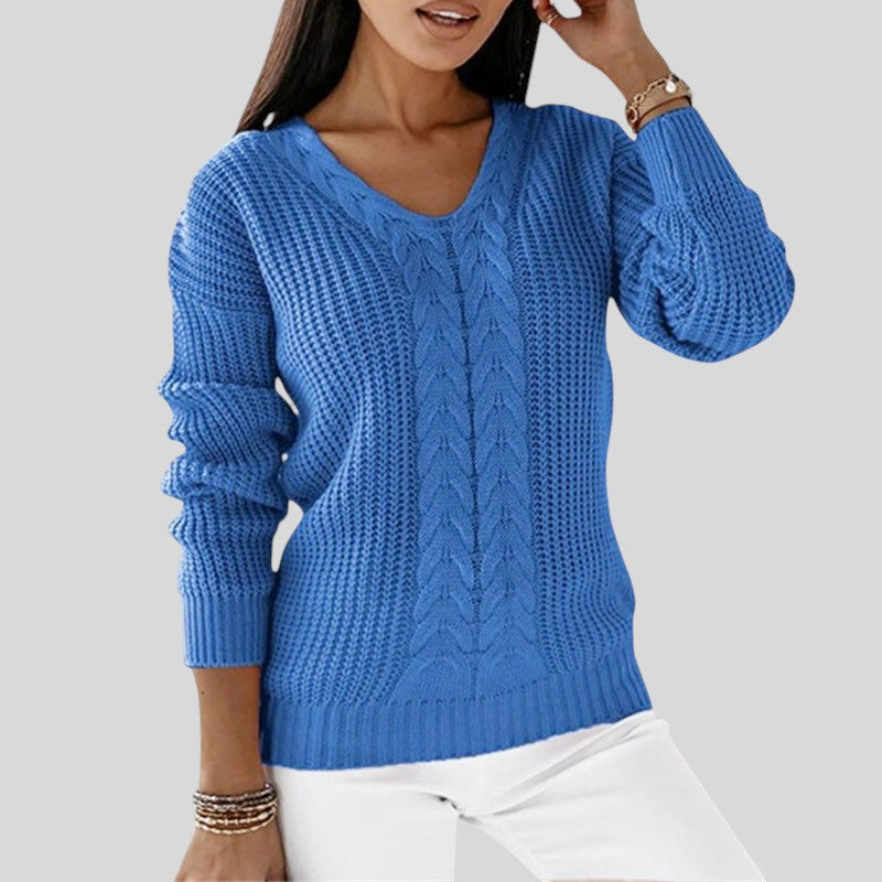 Slavka™ - Kootud pikkade varrukatega sviiter